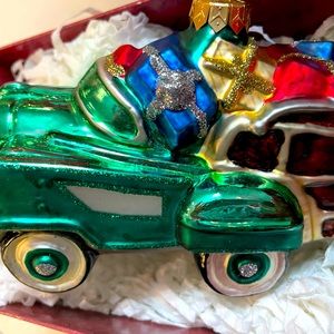 Crown Reflections 1955 Murray Ranch Wagon Hallmark hand blown ornament 1999